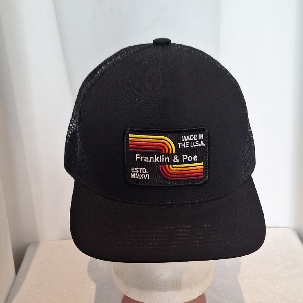 Franklin & Poe Black Trucker Hat